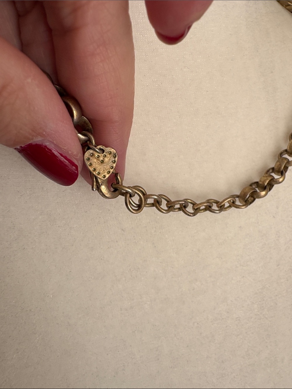 Vintage Stella & Dot Matte Gold Interlocking Circle Necklace and bracelet 🙌 - Picture 7 of 14